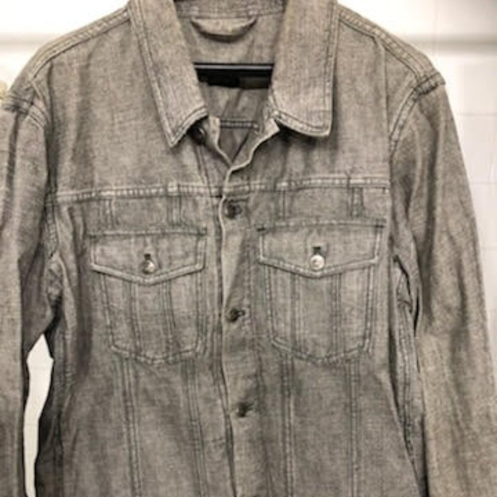 MENS LIMITED EDITION ICONIC LACOSTE DENIM JEAN JACKET SIZE 7